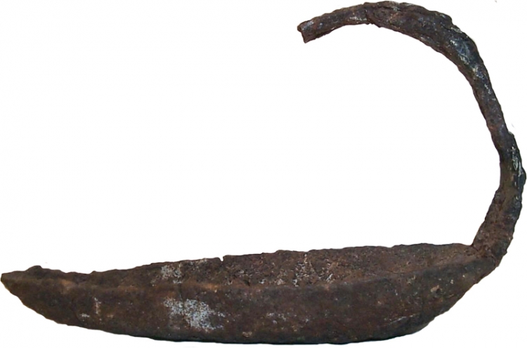Szentes–Berekhát, bronz csónakmécses