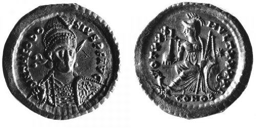 II. Theodosius solidus
